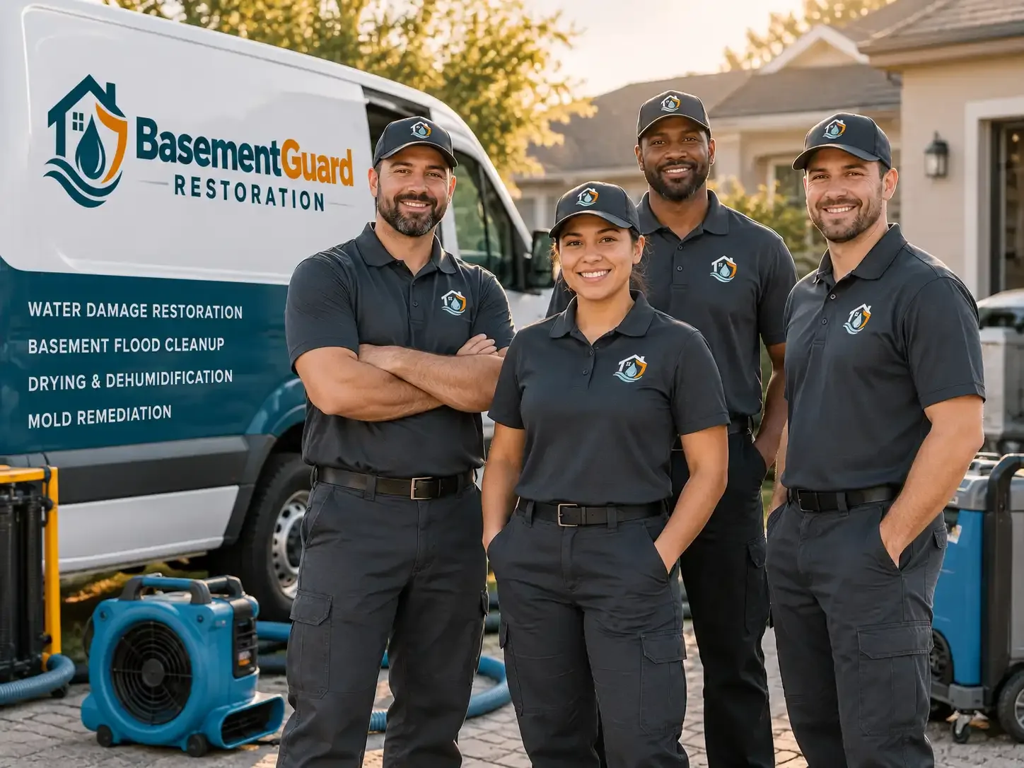 Basement Water Damage Restoration company in Breckenridge, MI